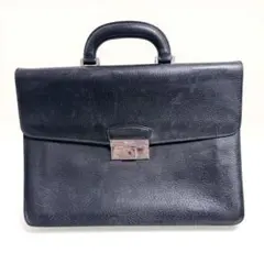 BALLY バリー ブリーフケース シボ革 ブラック A4可