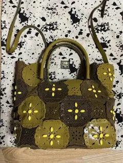 ジャマンピュエッシュ　 エナメル×レザーバッグ 新品未使用‼️