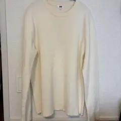 UNIQLO ウォッシャブルミラノリブクルーネックセーター