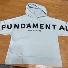 140！ピンクラテ！半袖パーカー！ミント