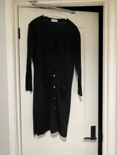 【美品】DEUXIEME CLASSE ブラック ロングカーディガン