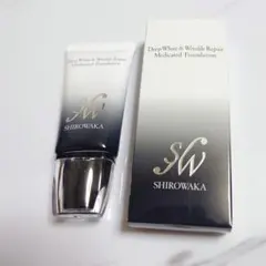 シロワカ　ディープホワイト&リンクルリペア　メディケイティッドファンデーション