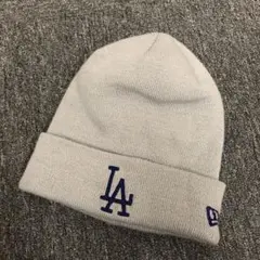 即決 NEWERA ニューエラ ロサンゼルスドジャース ニット帽 ビーニー