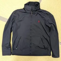 Mサイズ Polo Ralph Lauren 黒ブルゾン フード 175/96A
