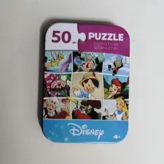 ディズニー キャラクター ジグソーパズル 50ピース 缶ケース入り