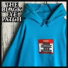 【超人気デザイン】ブラックアイパッチ☆センター刺繍ロゴ入りパーカー 即完売モデル