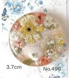 no.1844 レジン ヘアゴム ブローチ ポニーフック ひまわり - メルカリ