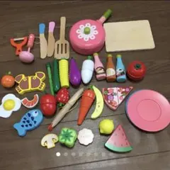 木製おままごとセット まな板付き