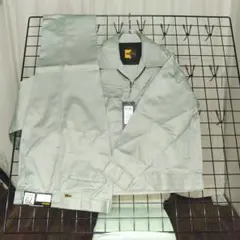新品 作業服上下セット 上着Mサイズ ズボンW79L80 ライトグリーン