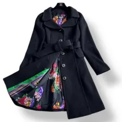 ドルチェ&ガッバーナ 裏地花柄 ロングコート ベルト 薔薇 40 L 黒 ドルチェ&ガッバーナ コート 40 薔薇 新品未使用 - メルカリ