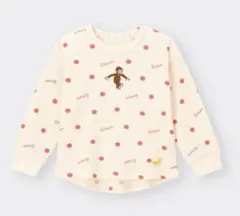 おさるのジョージ長袖Tシャツ 80