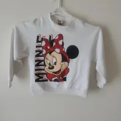 激レアヴィンテージDisney ミニーマウス プリント スウェット L　カラー