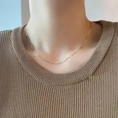 サージカル ネックレス スネーク 1ミリ