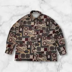 美品 CQXX Desigual デジグアル シャツ 長袖 薄手 総柄 おしゃれのサムネイル