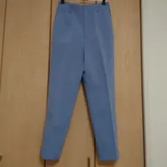 【GU】ハイウエスト　М　スラックス　ライラック色