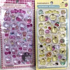 キティ ポムポムプリン ボンボンドロップシール