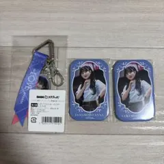 ＝LOVE イコラブ 山本杏奈 DMMスクラッチ キーホルダー 缶バッジ2個