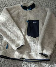 Patagonia フリースジャケット クリーム・ブラック