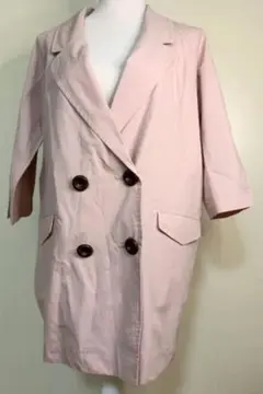 ✨新品未使用 タグ付き✨ 春物 casita 薄手ハーフコート ライトピンク