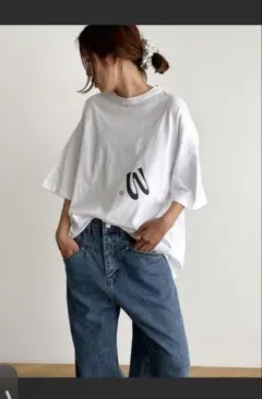 CANAL JEAN オーバーサイズ ホワイトTシャツのサムネイル
