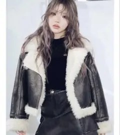 MURUAヴィンテージライクショートフェイクムートン