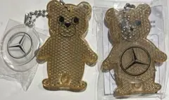 メルセデス ベンツ キーホルダー ペア クマ 非売品