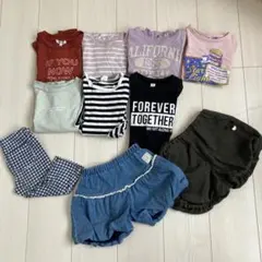 100cm 110cm 女の子　半袖　まとめ売り　10点　USAコットン　GU