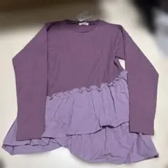 裾アシメントリー カットソー