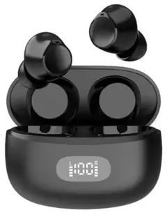 ブラック ワイヤレスイヤホン