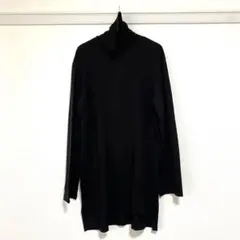 美品✨ヨーガンレール ハイネックニット シルク混 オーバーサイズ M