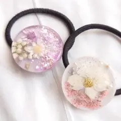 レジン ヘアゴム 訳あり【まとめ売り】ハンドメイド
