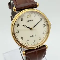 SEIKO ドルチェ 8J41-0AC0 メンズ腕時計 高精度クォーツ ローマン