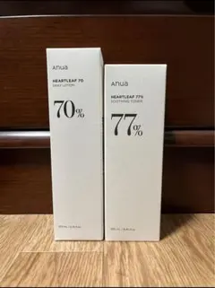 anua ドクダミ77%スージングトナー／ドクダミ70デイリーローション