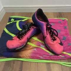 NIKE AIRZOOM MAXFLY2ステップ限定スパイク ピンク ブルーのサムネイル