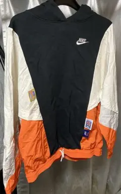 Nike フード付きパーカー 黒/オレンジ