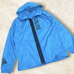 美品✨️adidas マウンテンパーカー ブルー テック Tech