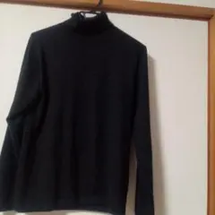 超お買い得❗️（株良品計画）カシミヤ 100% セーター 墨黒sizeM