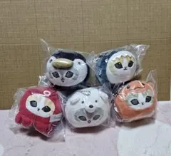 mofusand 海の生き物にゃんおかおぬいぐるみ マスコット