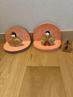 春栄 木目込み雛人形 親王飾り コンパクトのサムネイル