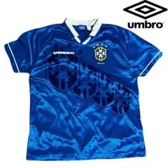 90s umbro（アンブロ）ブラジル代表 ゲームシャツ/ブルー