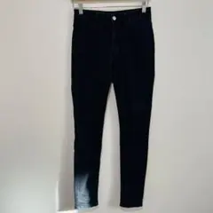 H&M ジーパン スキニーデニム 黒 ブラック 細め