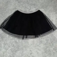 ANAP KIDS チュールスカート 110 黒 フレア 女の子
