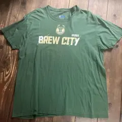 NBA ミルウォーキー・バックス Tシャツ XL 古着 バスケ ロゴ ビンテージのサムネイル