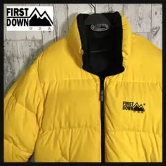 【人気色】美品 超希少 ファーストダウン　ロングダウン リバーシブル XL