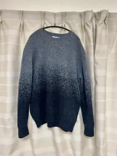 UNIQLO jwスフレヤーングラデーションクルーネックセーター グレー L