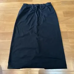 【UNIQLO】ブラックタイトスカート ウエストゴム/ XXL