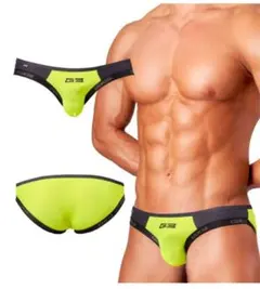 【新品未使用】GX3 GLOSS NEON レッグフィットビキニ M 黄色