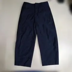UNIQLO ダークブルー ワイドパンツ XLサイズ　ゆったり仕様