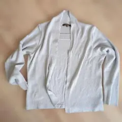 esche リブ編み サイズ15 ライトグレー