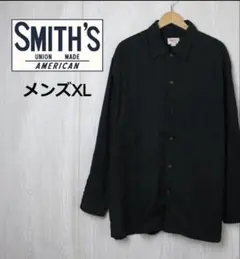 SMITH'S 長袖シャツ 2L XL スミスアメリカン 黒 ブラック ワークのサムネイル